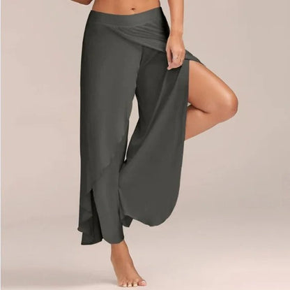 LP | Pantaloni da yoga dal taglio ampio e dal design monocromatico