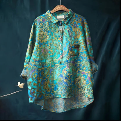 LP | Camicia a maniche lunghe con colletto reversibile e tasche
