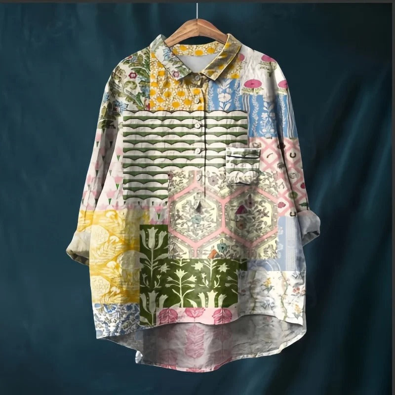 LP | Camicia a maniche lunghe con colletto reversibile e tasche