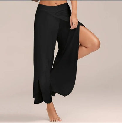 LP | Pantaloni da yoga dal taglio ampio e dal design monocromatico