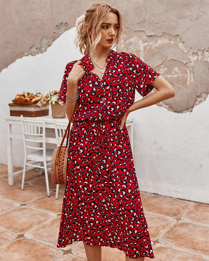 LP | abito midi da donna con cintura
