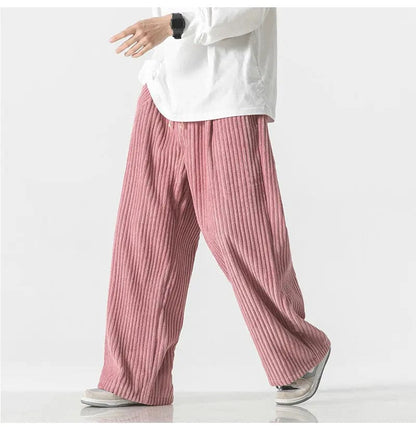 LP | Pantaloni di velluto a coste oversize alla moda
